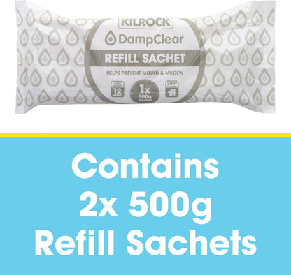 kilrock moisture trap  2 x 500gm refills