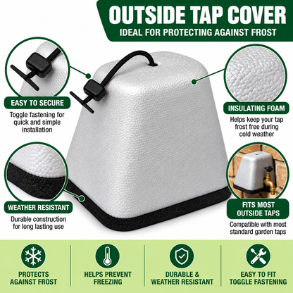 Outside Garden Tap Jacket Cover Insulated Frost Protector Winter Thermal