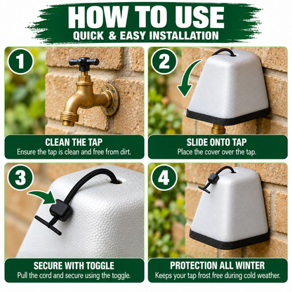 Outside Garden Tap Jacket Cover Insulated Frost Protector Winter Thermal