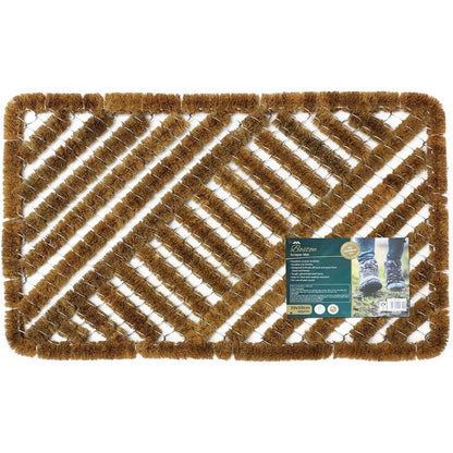 JVL Boston Scraper Mat size: 39 x 59 cm (Rectangular)