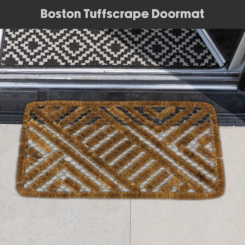 JVL Boston Scraper Mat size: 39 x 59 cm (Rectangular)