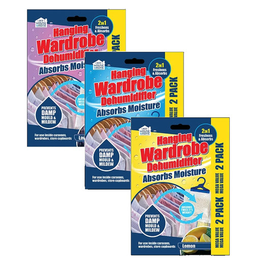 Fragranced Wardrobe Dehumidifier pk2 assorted