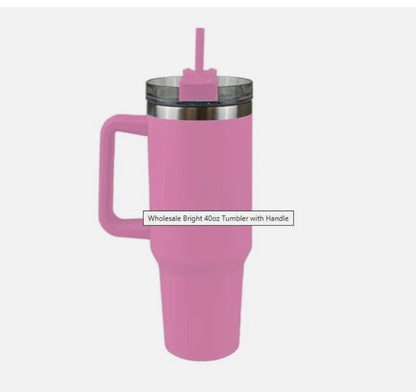 Drinking cup 40oz Tumbler with Handle insulated