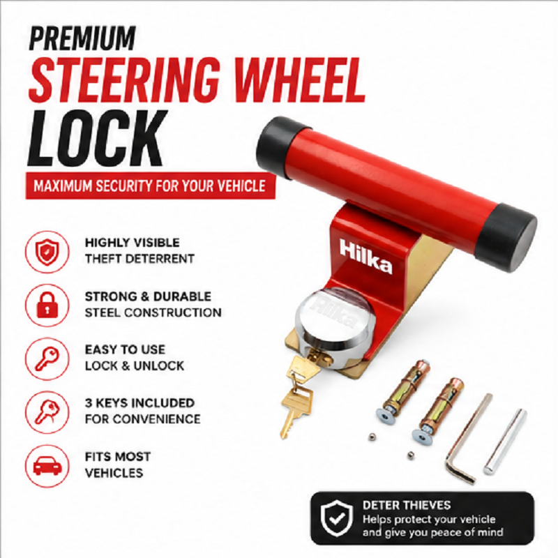 Hilka Heavy Duty Garage Door Lock Protector Security