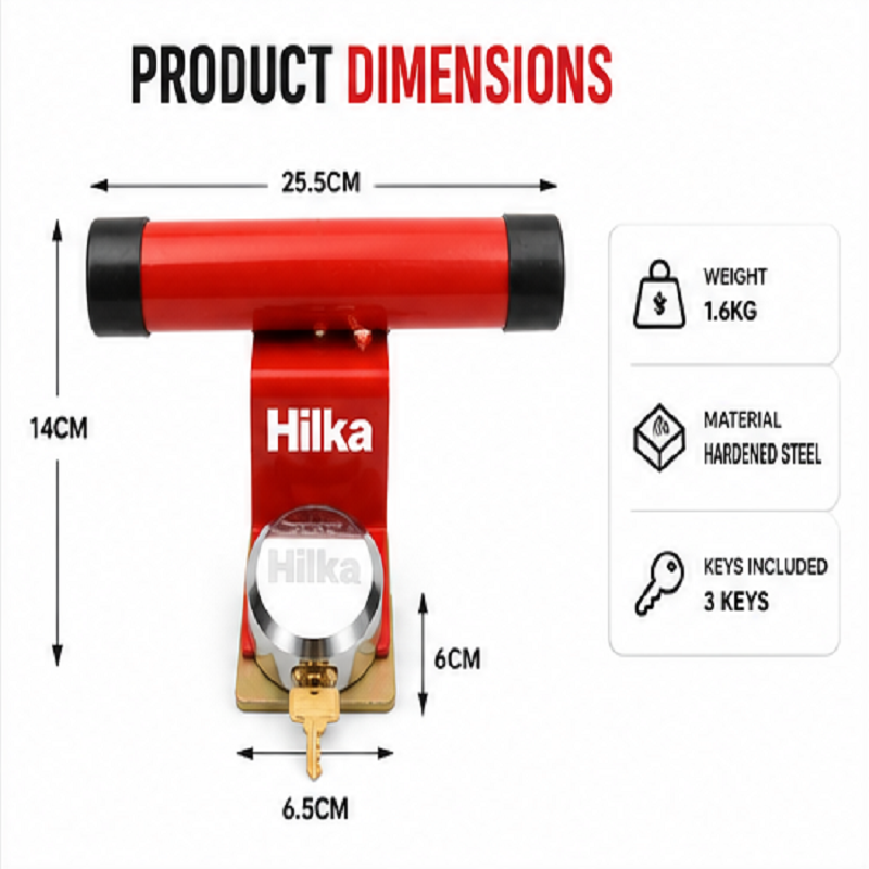 Hilka Heavy Duty Garage Door Lock Protector Security