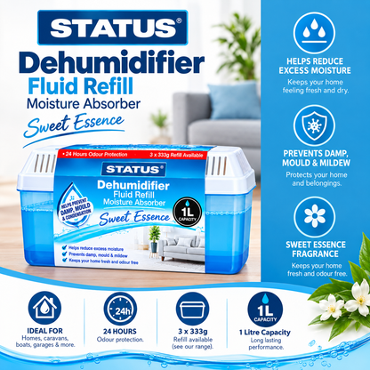 Moisture Trap Dehumidifier Absorber refillable 500gm