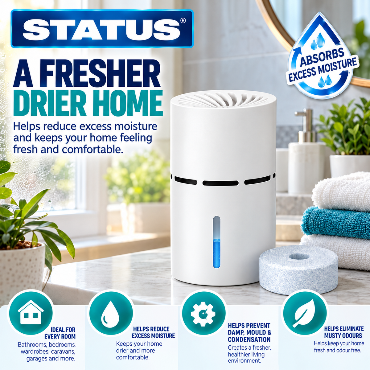 Moisture trap Aborber Dehumidifier 400gm