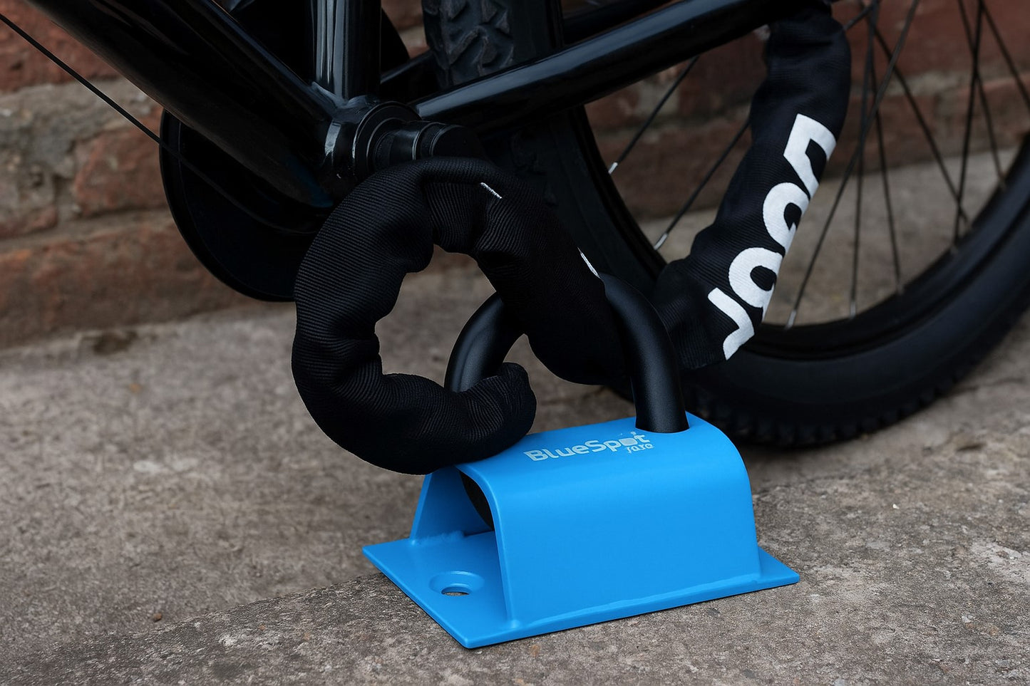 Security ground or wall anchor for bikes and Motorbikes 87mmx 120mm