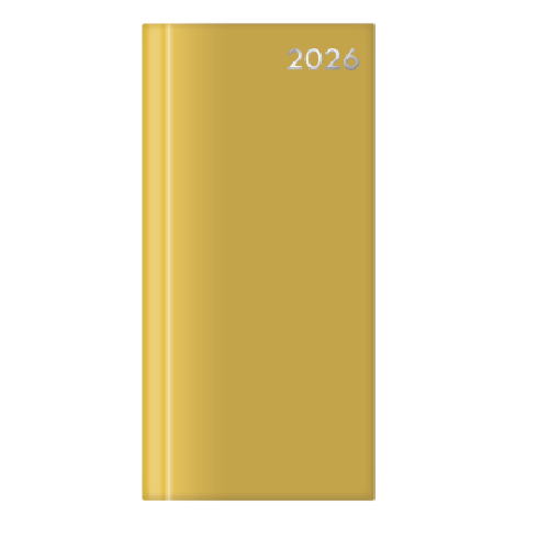 2026 Diary Slim Pocket Week To View Hardback Colours