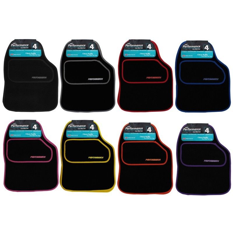 Performance Car Mat Set Carpet 4 pc set