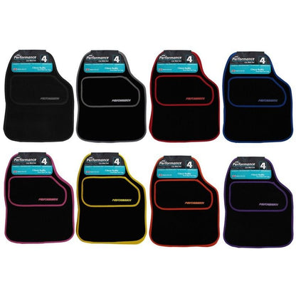 Performance Car Mat Set Carpet 4 pc set
