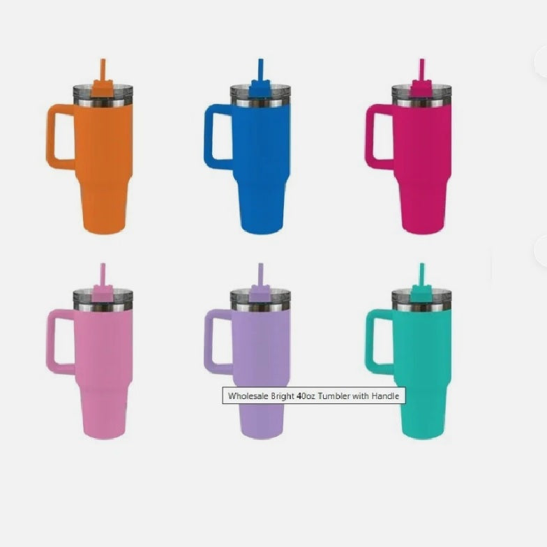 Drinking cup 40oz Tumbler with Handle insulated