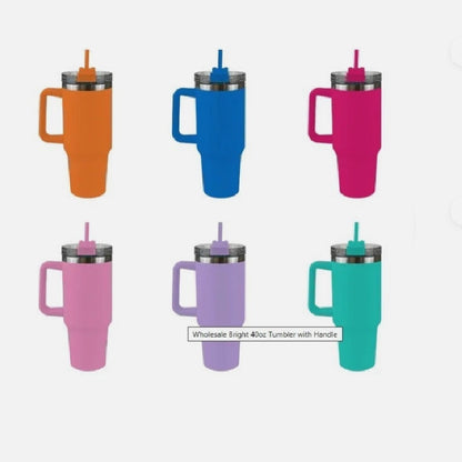 Drinking cup 40oz Tumbler with Handle insulated