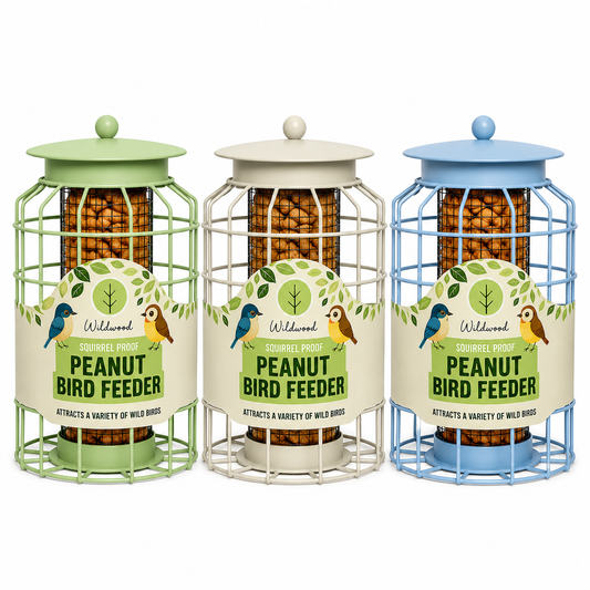 PMS Large Metal Squirrel Proof Peanut Bird Feeder